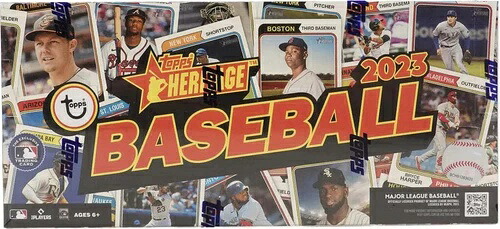 2023 Topps Heritage Baseball Hobby Box 英語 工場未開封