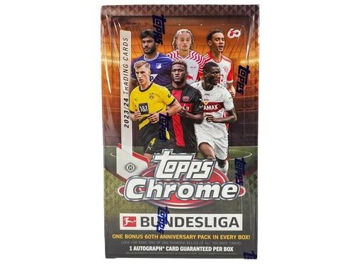 2023/24 Topps Chrome ブンデスリーガ サッカー ホビーボックス 未開封 工場出荷時