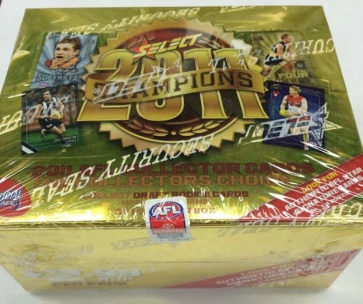 2011 セレクト AFL チャンピオン トレーディング カード シリーズ ファクトリー シール ボックス (36 パック)