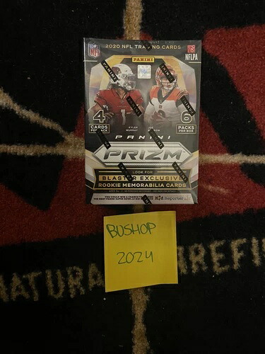 2020 NFL パニーニ プリズム フットボール ブラスターボックス - 限定ルーキーメモリアルカード - 未開封｜トレーディングカード　ラフテル