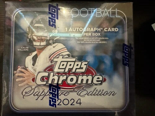 2024 Topps Chrome Sapphire Football - ホビーボックス 工場未開封｜トレーディングカード　ラフテル