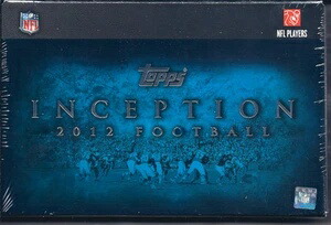 2012 Topps インセプション フットボール ホビーボックス 工場未開封画像