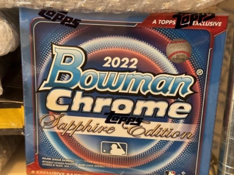 2022 Topps Bowman Chrome Sapphire Edition 工場未開封ボックス 新品未使用|トレーディングカード ラフテル