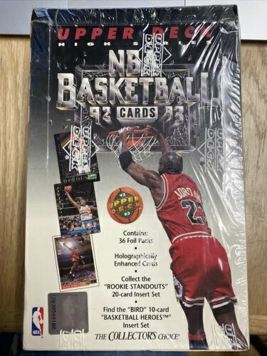 工場未開封 1992-93 アッパーデッキ ハイシリーズ バスケットボールボックス|トレーディングカード ラフテル