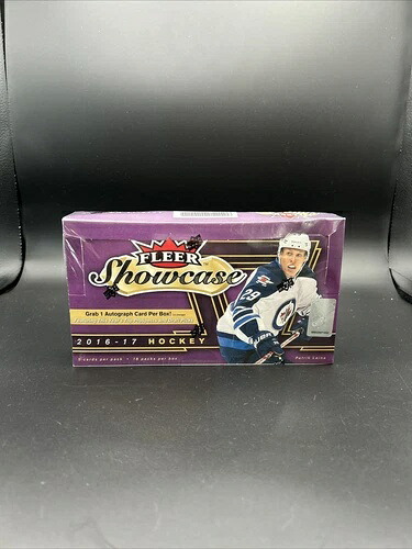 2016/17 Upper Deck Fleer Showcase ホッケー 工場未開封 ホビーボックス|トレーディングカード ラフテル