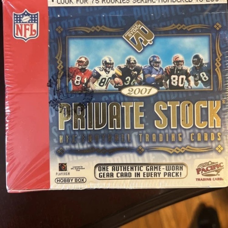 2001年 パシフィック プライベートストック NFL ホビーボックス 未開封 - ドリュー・ブリーズ RC RC LT｜トレーディングカード　ラフテル