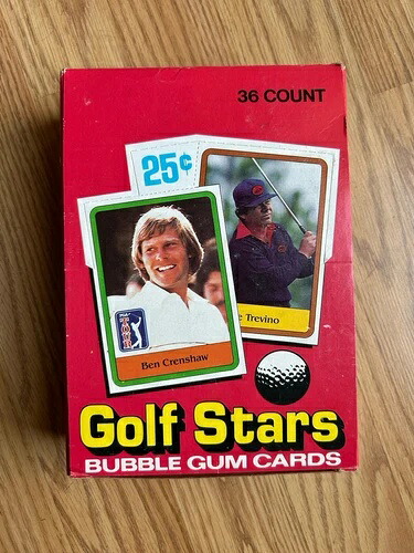 1981年 ドンラス PGA プロゴルフ スターズ ボックス 36枚入り 未開封 トレーディングカードパック|トレーディングカード ラフテル