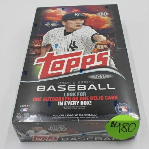 2014 Topps アップデート ベースボール ファクトリーシール ホビーボックス WB1685｜トレーディングカード　ラフテル 103,455円