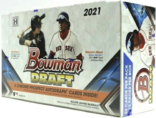 2021年ボウマンドラフト野球ジャンボホビーボックス3台入り工場未開封|トレーディングカード ラフテル