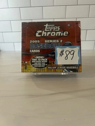 2005 Topps Chrome Baseball Series 2 未開封 ホビーボックス|トレーディングカード ラフテル