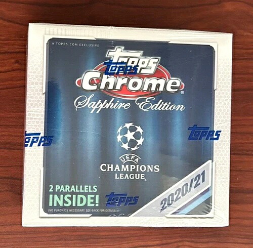 2020-21 Topps Chrome UEFAチャンピオンズリーグ サファイアエディション ホビーボックス - 未開封|トレーディングカード ラフテル