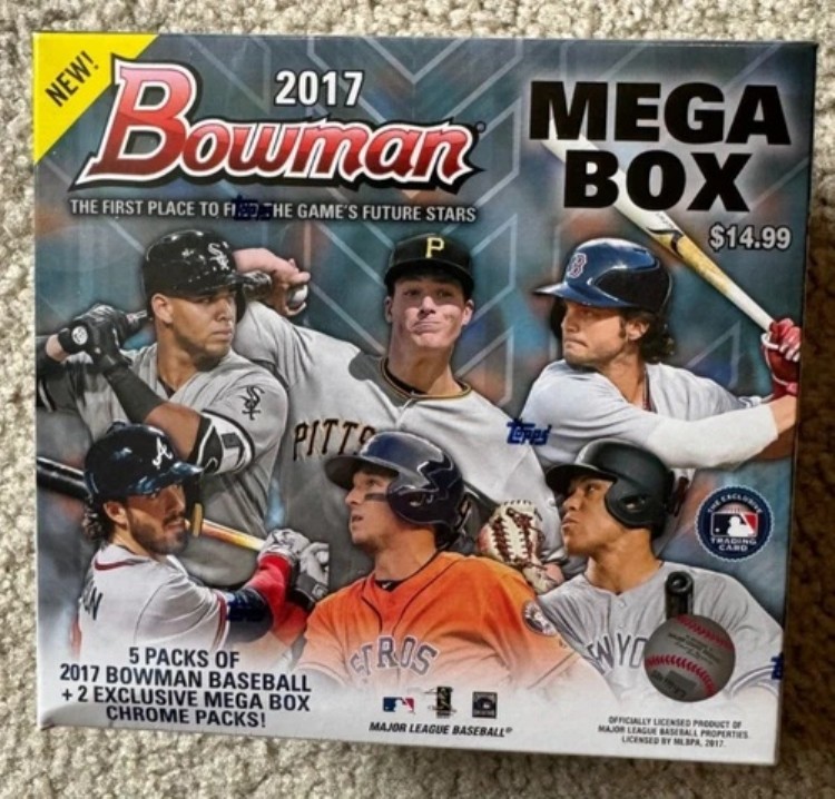 2017 Topps Bowman Baseball Mega Box ファクトリーシール付き Ohtani 1st Bowman Acuna MOJO｜トレーディングカード　ラフテル