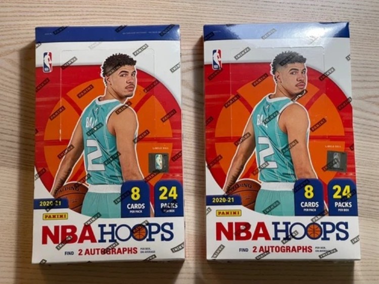 2個セット：2020-21 Panini NBA Hoops 工場封印ホビーボックス アンソニー・エドワーズ RC｜トレーディングカード　ラフテル