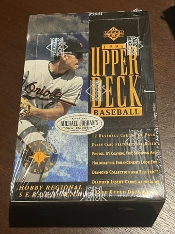 1994 アッパーデッキ ベースボール シリーズ 1 ホビー 未開封ボックス ジョーダン グリフィー プラス!｜トレーディングカード　ラフテル