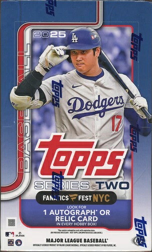 2025 Topps シリーズ2 Fanatics Fest NYC限定 野球ホビーボックス 未開封|トレーディングカード ラフテル