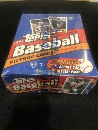 1993 Topps ベースボール シリーズ 1 未開封 24パック ラックボックス 工場封印 Jeter RC｜トレーディングカード　ラフテル