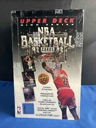1992-93 アッパーデッキ ハイシリーズ NBA バスケットボール 工場未開封 ホビーボックス｜トレーディングカード　ラフテル