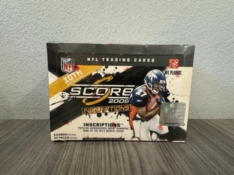 2009 スコア刻印入り フットボール ホビーボックス 未開封｜トレーディングカード　ラフテル