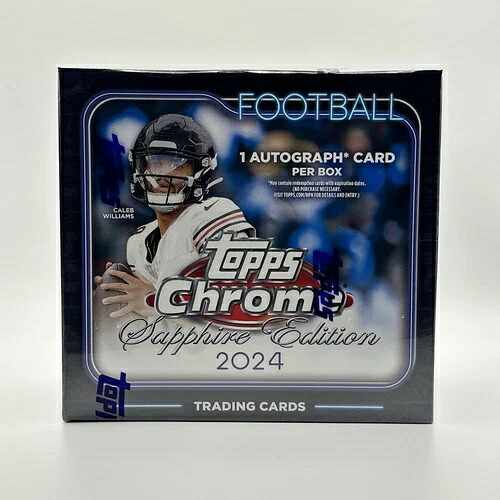 2024 Topps Chrome Sapphire Football Hobby 工場未開封ボックス|トレーディングカード ラフテル