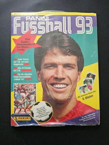 PANINI SEALED/FOOTBALL 93フィギュアフルセット付きシールアルバム-|トレーディングカード ラフテル