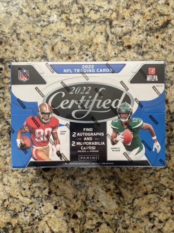 2022年 Panini Certified Football 1st Off the Line FOTL ホビーボックス 工場未開封｜トレーディングカード　ラフテル