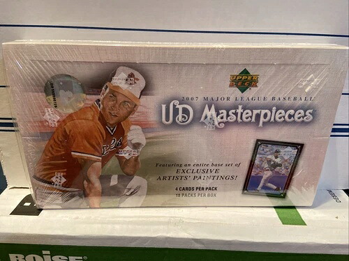 2007年 Upper Deck Masterpieces Baseball ファクトリーシール ホビーボックス!合計72枚のカード入り|トレーディングカード ラフテル