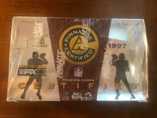 1997 ピナクル認定 NFL 20パック 密封ボックス|トレーディングカード ラフテル