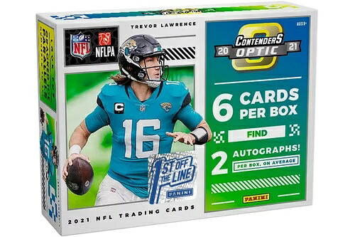 2021 パニーニ コンテンダーズ オプティック フットボール NFL ファースト オフ ザ ライン FOTL 密封ホビーボックス｜トレーディングカード　ラフテル