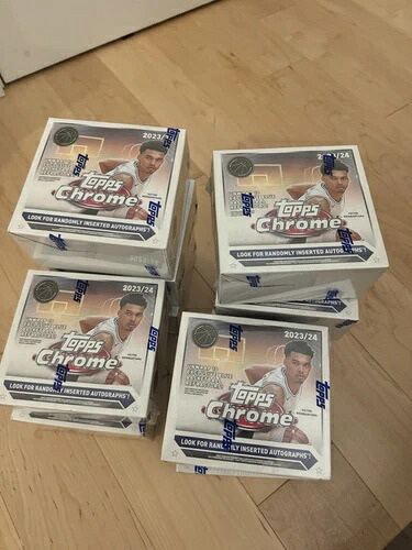 2023-24 Topps Chrome バスケットボール モンスターボックス メガボックス 未開封 Fanatics 10枚セット｜トレーディングカード　ラフテル