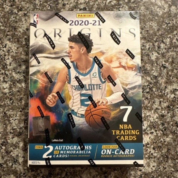 2020-21 パニーニ オリジンズ NBA バスケットボール ファクトリーシール ホビーボックス！1ボックスにカード7枚入り｜トレーディングカード　ラフテル