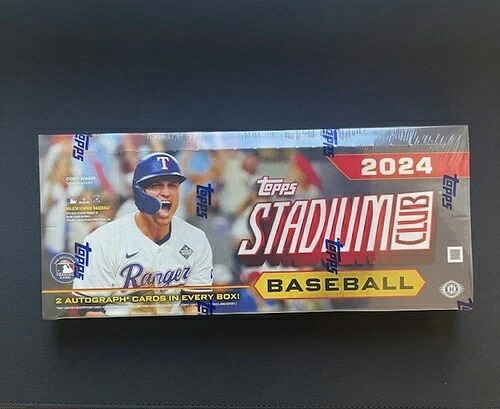 2024 Topps スタジアムクラブ ベースボール ホビーボックス 工場未開封 - オート2枚 16パック｜トレーディングカード　ラフテル