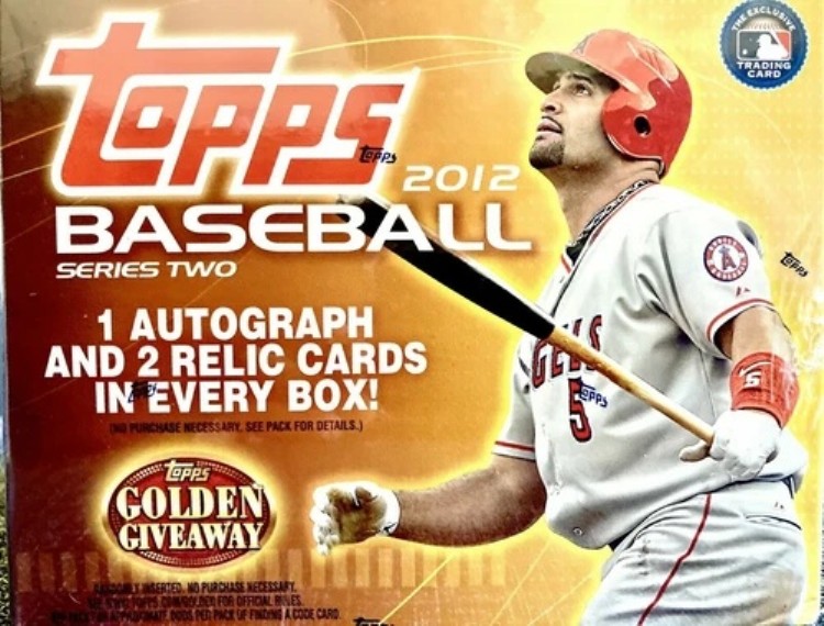 2012 Topps ベースボール シリーズ 2: 工場未開封ジャンボボックス トラウト・ハーパー｜トレーディングカード　ラフテル