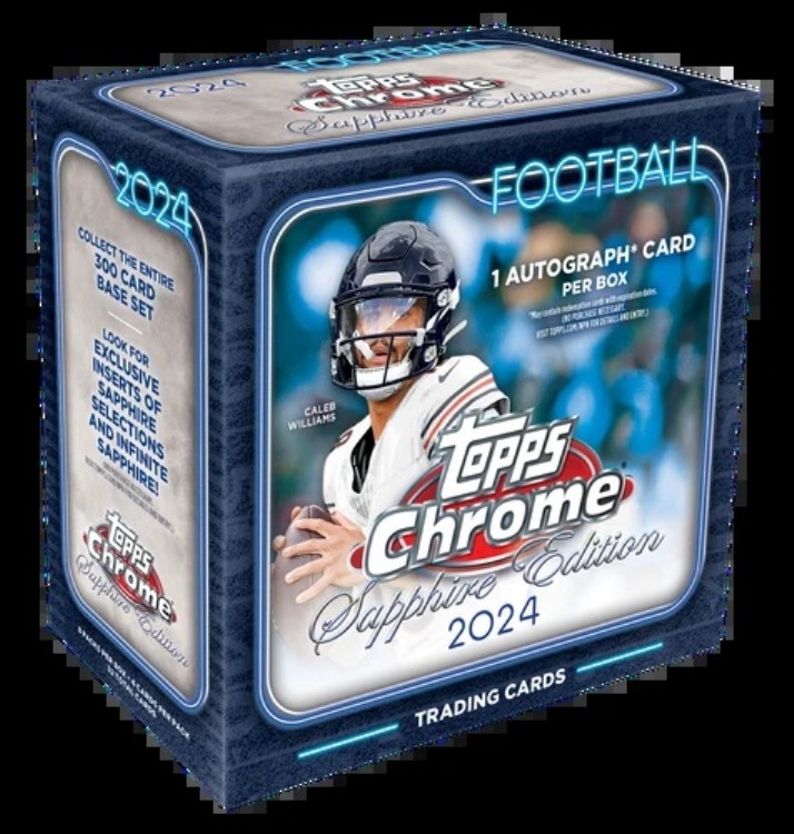 2024 Topps クロームフットボール サファイアエディション ボックス 新品未開封 (1 オート)｜トレーディングカード　ラフテル