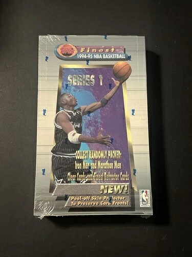 1994-95 Topps Finest Basketball シリーズ1 工場未開封ボックス 24パック 数量|トレーディングカード ラフテル