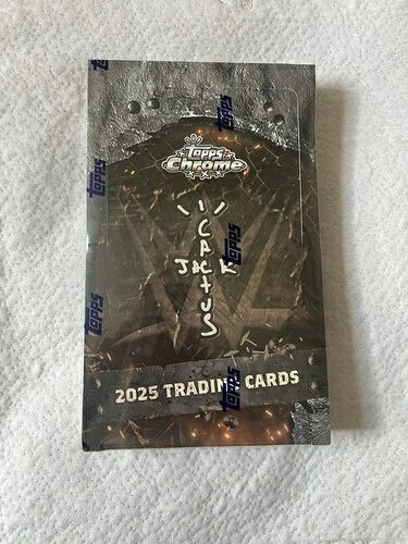 Topps Chrome 2025 WWE x Cactus Jack ホビーブースターボックス 新品未開封｜トレーディングカード　ラフテル