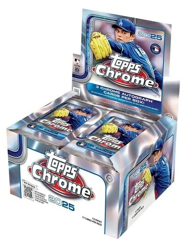 2025 Topps Chrome Baseball ジャンボホビーボックス！新品未開封、直筆サイン3枚入り！即発送！｜トレーディングカード　ラフテル