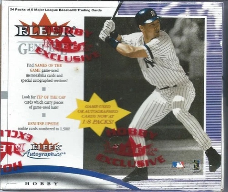 2001 Fleer 純正野球用密封ホビーボックス 24パック｜トレーディングカード　ラフテル