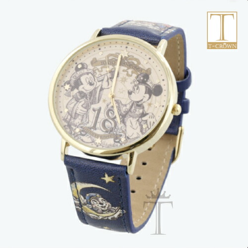 楽天市場 19 ディズニーシー 18周年 記念 腕時計 パーク内完売商品 ミッキー ミニー ウォッチ 腕時計 18周年 アニバーサリー フォートレス エクスプロレーション プレゼント T Crown