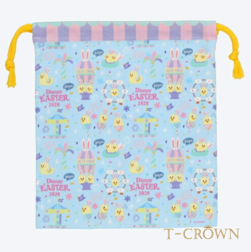 楽天市場 うさピヨ 巾着 イースター 2020ディズニーイースターディズニー グッズ お土産 東京ディズニーシー限定 うさピヨ グッズ プレゼントに最適 東京ディズニーシー ショッパー付き Tdr Tdl Tds T Crown