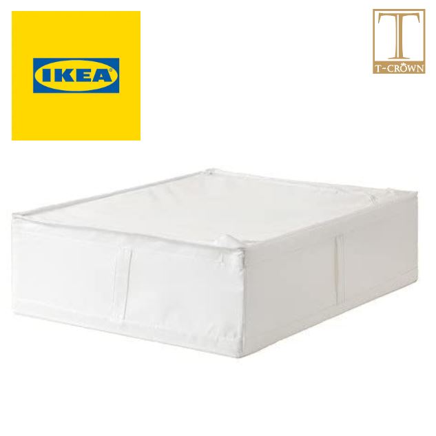 楽天市場 Ikea イケア Ikea Original Skubb スクッブ 収納ケース ホワイト 69 55 19 Cm おしゃれ シンプル フタ付き ベッド下 ベッド下収納 T Crown