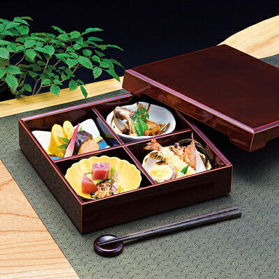 裏木曽春慶塗 松花堂弁当木製 日本製 お弁当箱 おべんとうばこ ナチュラル ボックス 業務用 人気のクリスマスアイテムがいっぱい