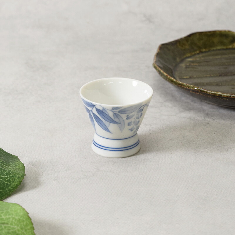 楽天市場】ぐい呑み 陶器 快山窯 波紋 盃 40cc おちょこ お猪口