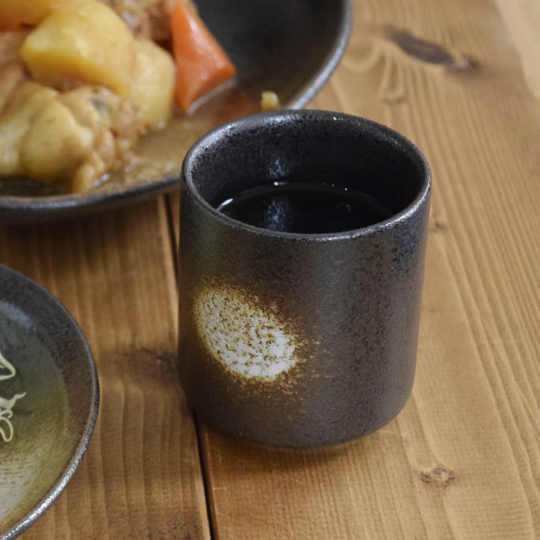 黒備前扇中鉢/ 食器10枚セット 鉢 ボウル 小鉢 黒備前10cmボウル おしゃれ 和食器 業務用 美濃