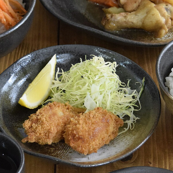 楽天市場】【2000円OFFクーポン 〜12/11 1:59】和食器 大皿 25cm 黒