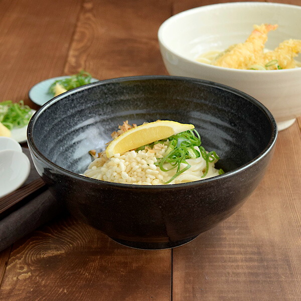 アウトレット品 おしゃれ 大きい 丼 麺鉢 ラーメン丼 特大 どんぶり ラーメンどんぶり さぬき丼ぶり 黒い丼 大きなどんぶり 大きめ 食器 黒い食器  カフェ風 丼ぶり 和風丼ぶり 和食器 ボウル 黒 食器・カトラリー・グラス