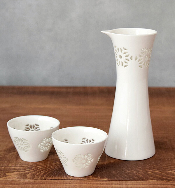 酒器セット蛍手徳利1点ぐい呑2点化粧箱入りギフト/食器ギフト/酒器セット/食器セット/ぐい呑み/お猪口/贈り物/プレゼント/結婚祝い/内祝い/誕生日/引っ越し祝い/引き出物/箱入り/おしゃれ/かわいい