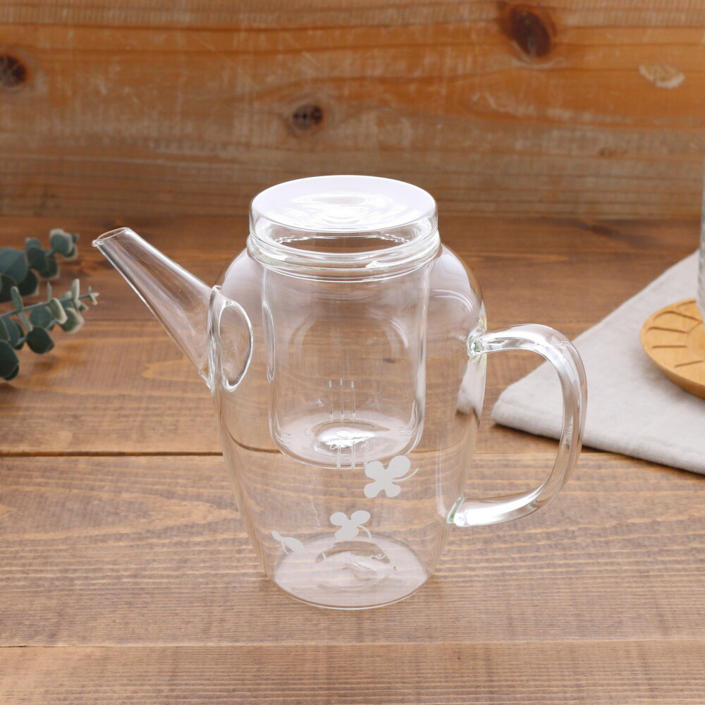 ガラス製ピッチャーとカップセット　流木　メゾンドリュストル ガラス製ピッチャーとカップセット 流木 メゾンドリュストル