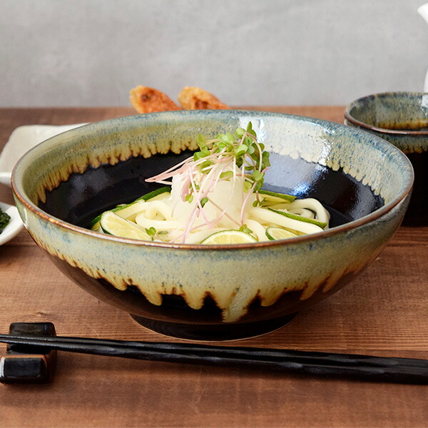 どんぶり 麺鉢 天目白流し 和食器 丼 丼ぶり 丼料理 めん鉢 盛り鉢 70 以上節約 ラーメンどんぶり ラーメン鉢 鉢 大鉢 黒い丼 おしゃれ 大盛り 食器 ボウル 特大 黒い食器 大きめ 大きな丼 和風どんぶり おしゃれ食器 大きめどんぶり