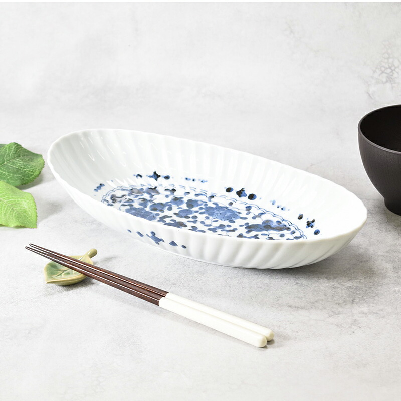楽天市場】楕円大鉢 26.5cm 福福 訳あり・アウトレット和食器 磁器