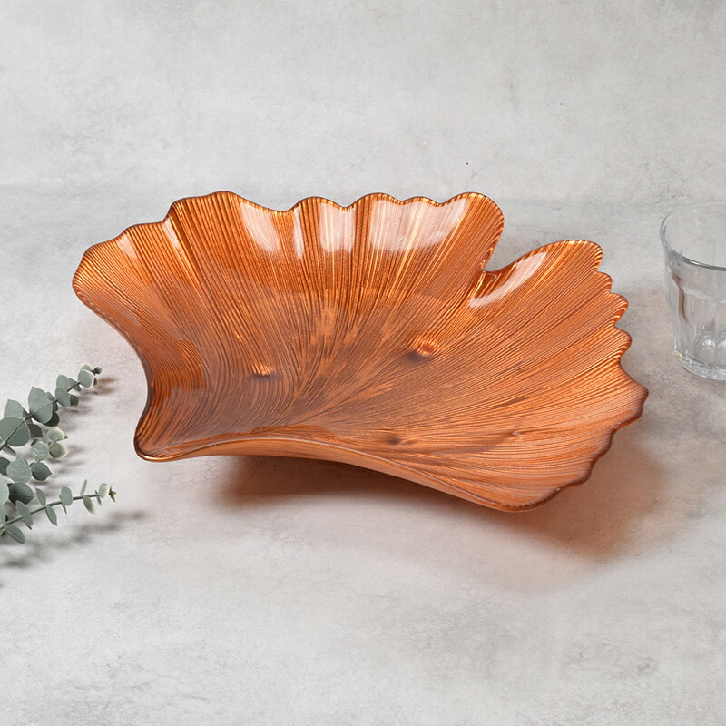 楽天市場】【最大2000円クーポン〜12/26 1:59】リーフ型プレート 39cm